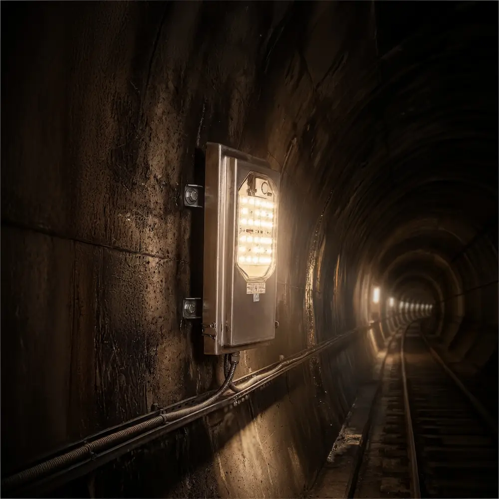 Tunnel-Line – Corrosion-resistant subsurface luminaire for the rail industry