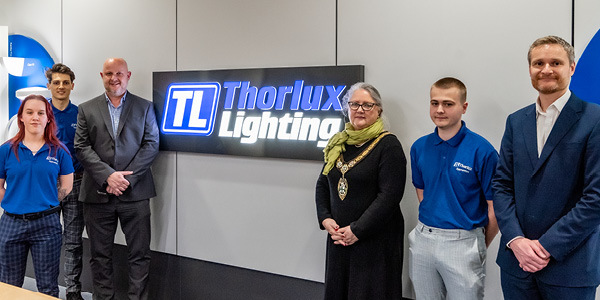 Local mayor visits Thorlux Lighting