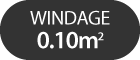 Windage - 0.10 m²